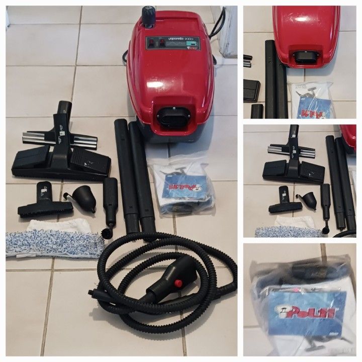 Polti Vaporetto Ecological Systems 2000 Clean Floor And Carpet Small Spots with Accessories