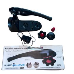 Percussion Massager PURE WAVE CM-05 Cordless Percussion Massager, designed for pain relief and muscle recovery.