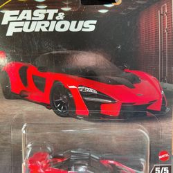 Hot Wheels Premium Fast & Furious McLaren Senna (HNW46) – New, Sealed, Collector
