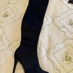 Black High Cut Platform Boots 