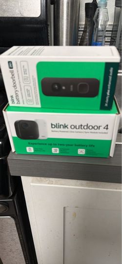 Blink doorbell and outdoor security cameras