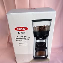 OXO BREW Conical Burr Coffee Grinder with Integrated Scale 
