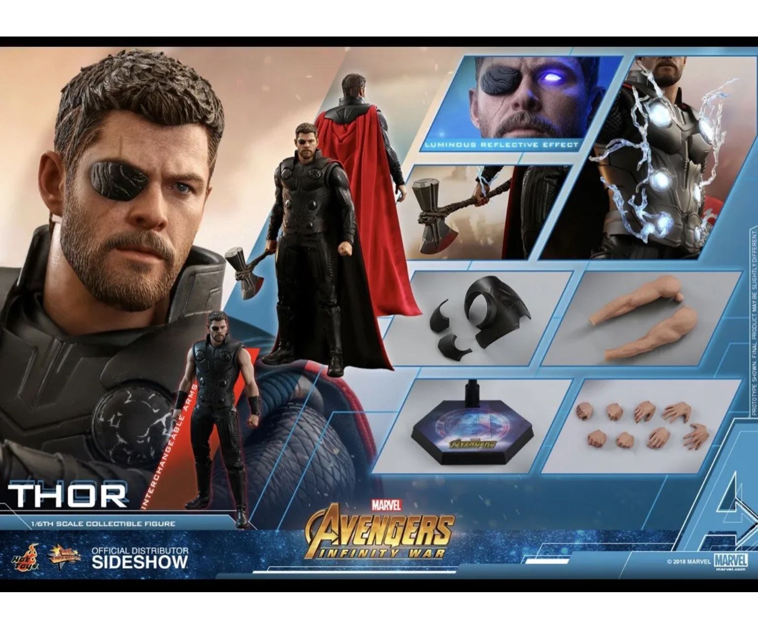 1/6 Hot Toys Avengers Infinity War Thor