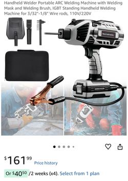 Handheld portable welding machine
