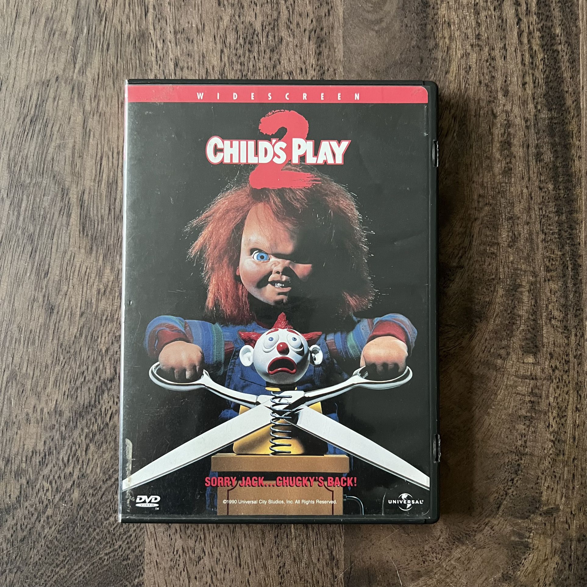 Child’s Play 2 Chucky Vintage Horror DVD Movie