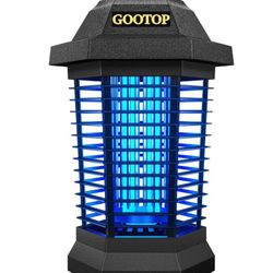 GOOTOP Bug Zapper, 3 Prong Plug, 90-130V, 4200V, ABS Plastic Outer (Black)