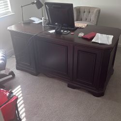 Lightly Used Executive Desk 