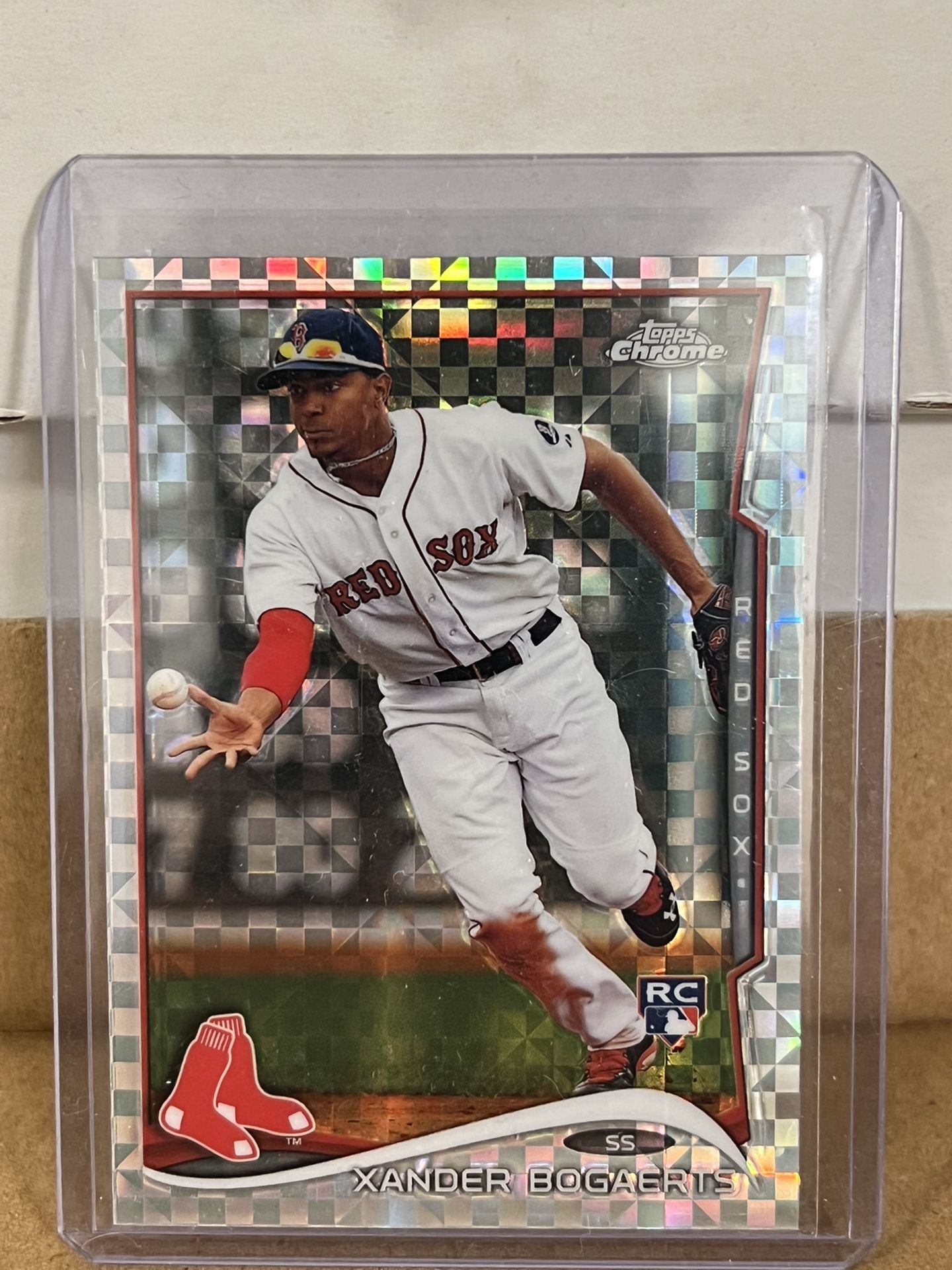 2014 Topps Chrome Xander Bogaerts Xfractor Rc Redsox #25  & Hobbies