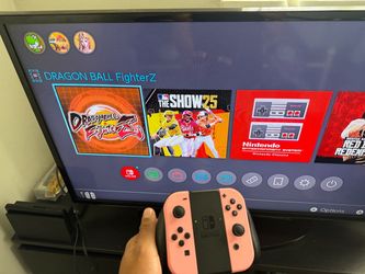 Nintendo Switch with Pink Joy-Con Controllers