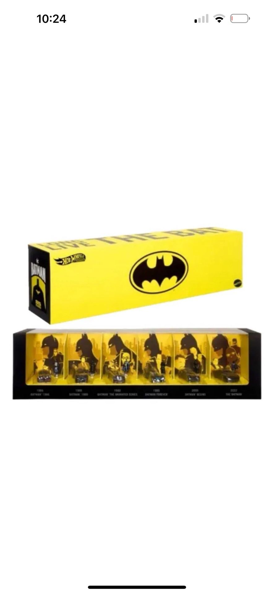 Hot Wheels SDCC 2024 Batman 85th Anniversary Batmobile Collection Mattel🦇