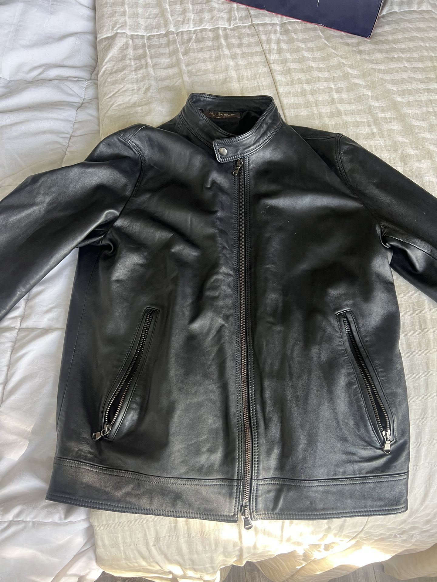 Marco De Lucca Bosso Mens Leather Jacket
