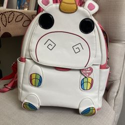 Loungefly Funko Pop Disney Despicable Me Fluffy Unicorn Cosplay mini Backpack Bag NWT