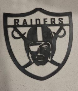 Raiders wall art