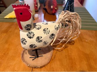 Navajo wood carving rooster
