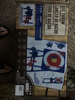 Axe throw game.
