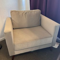 Modern 3-Piece Gray Couch Set 