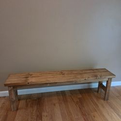 Farmhouse Wood Bench