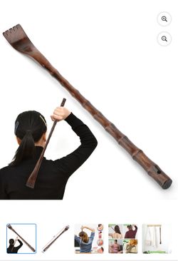 Back Scratcher for Adults, Wooden Backscratcher for Itching Relief with Long Handle,
