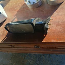 A Left Side Mirror For A Chevy Silverado