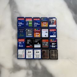 Digital point & shoot SD cards