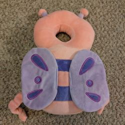 Bumble Baby Pink/Purple Butterfly Head Protective Backpack For Toddlers