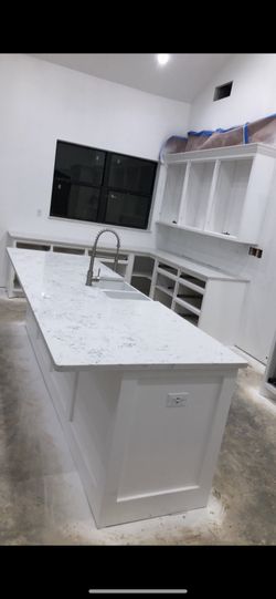 Quartz granite and marble