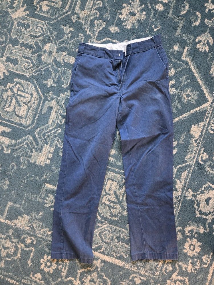 Dickies Mens Long Pants Navy Blue 32x34