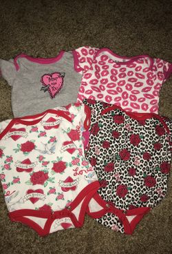 betsy johnson onesies 0-3 mo