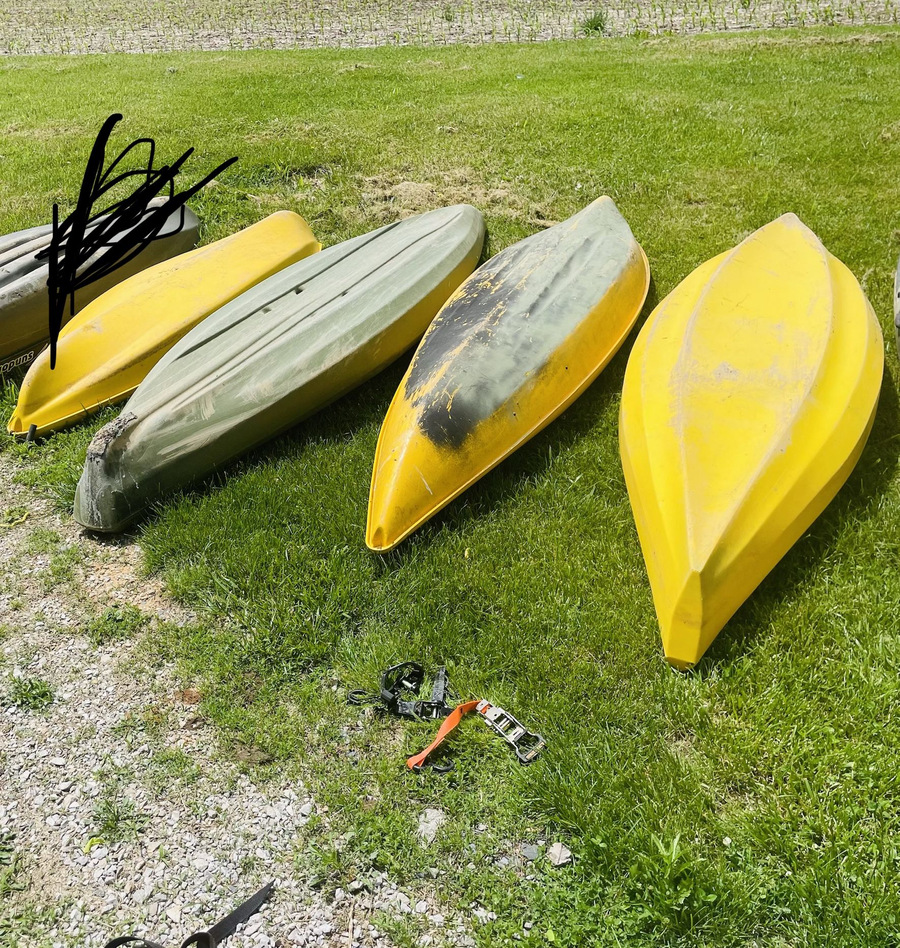 4 Kayaks !!!! Buy Now For Summer 