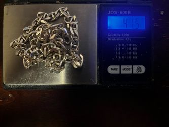 41.5 GRAM .925 STERLING SILVER MARINER CHAIN