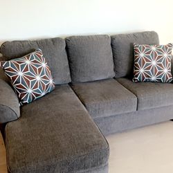 Like New! Grey Sofa Couch  $450 OBO “ Must pick up” 