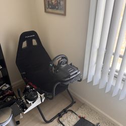 Full Set - Playseat Challenge + Logitech G29 Wheel/Pedal/shifter + USB Handbrake