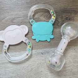 9 Pcs Rattle Toothing Toys