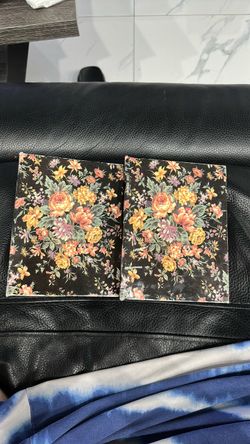 Floral Print Notebooks Set of 2