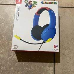 Nintendo Switch Super Mario Headset 