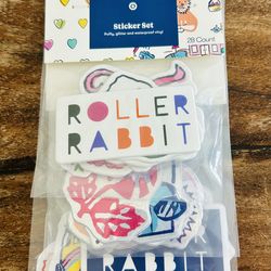 Roller Rabbit stickers are decorative, high-quality vinyl decals!