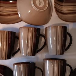 Better Homes & Gardens "Bazaar" Pattern Dishes & Mugs