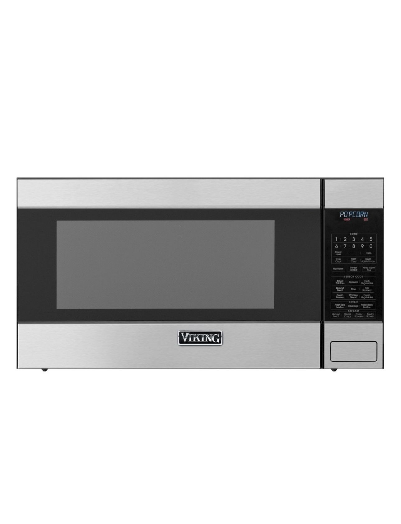 New Viking - 2.0 Cu. Ft. Family-Size Microwave - Stainless steel
