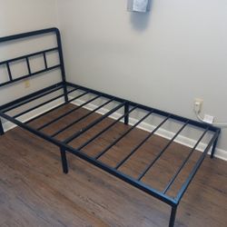 Black Twin Bed Frame 
