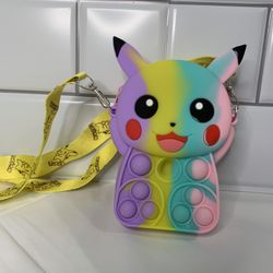 6” Pikachu Pop It Children’s Coin Zipper Purse