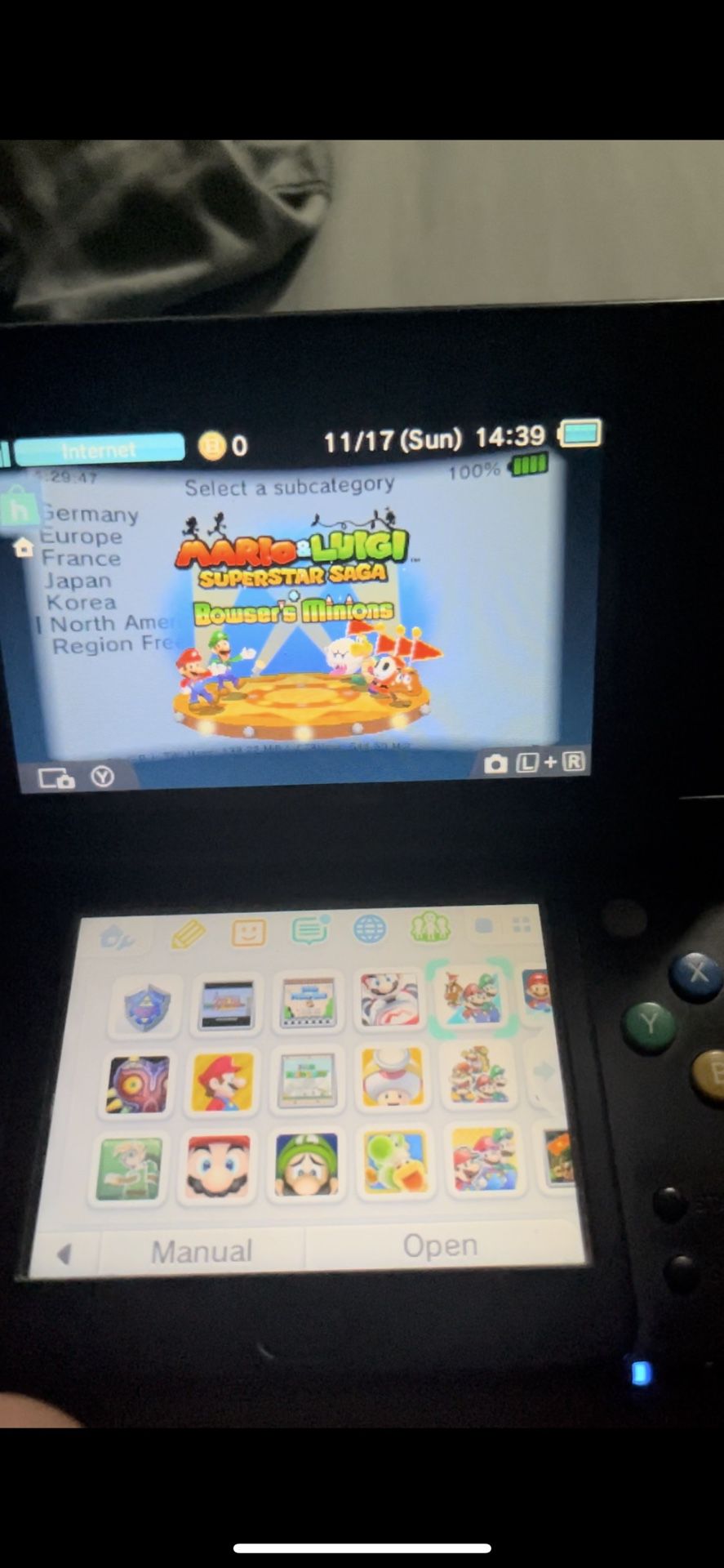New Nintendo 3ds (hacked)