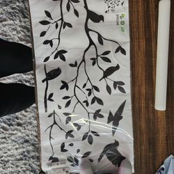 5 Bird Wall Decals