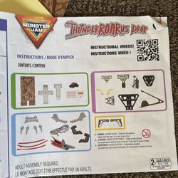 Monster Jam Thunderourus drop