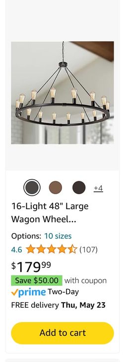 Wagon Wheel Chandelier  (still Available)