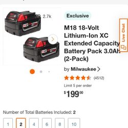 2 Pack Brand New