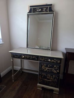 Desk and Mirror