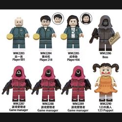 Squid Games Minifigures 