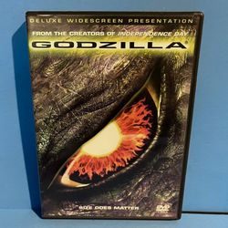 Godzilla DVD (1998) Deluxe Widescreen - TriStar - Sci-Fi Action Movie - Roland