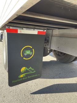 Mud Guard (and Metal Red & White Strip)