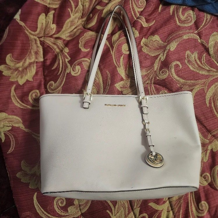 Michael Kors Pink Jet Tote Bag